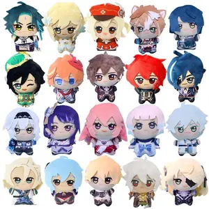 2026 new 20 Style 10CM Impact Tartaglia Zhong Li Kokomi Eula Raiden Shogun Plush Pendant Toy Doll Mini Keychain Backpack for Gift