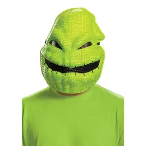 Adult Oogie Boogie Green Vacuform Costume Mask