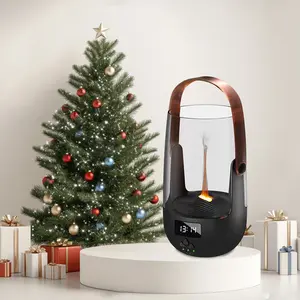 Cozy Nights Redefined  200ML Vintage Flame Diffuser with Programmable Aromatherapy & Safety Auto-Off