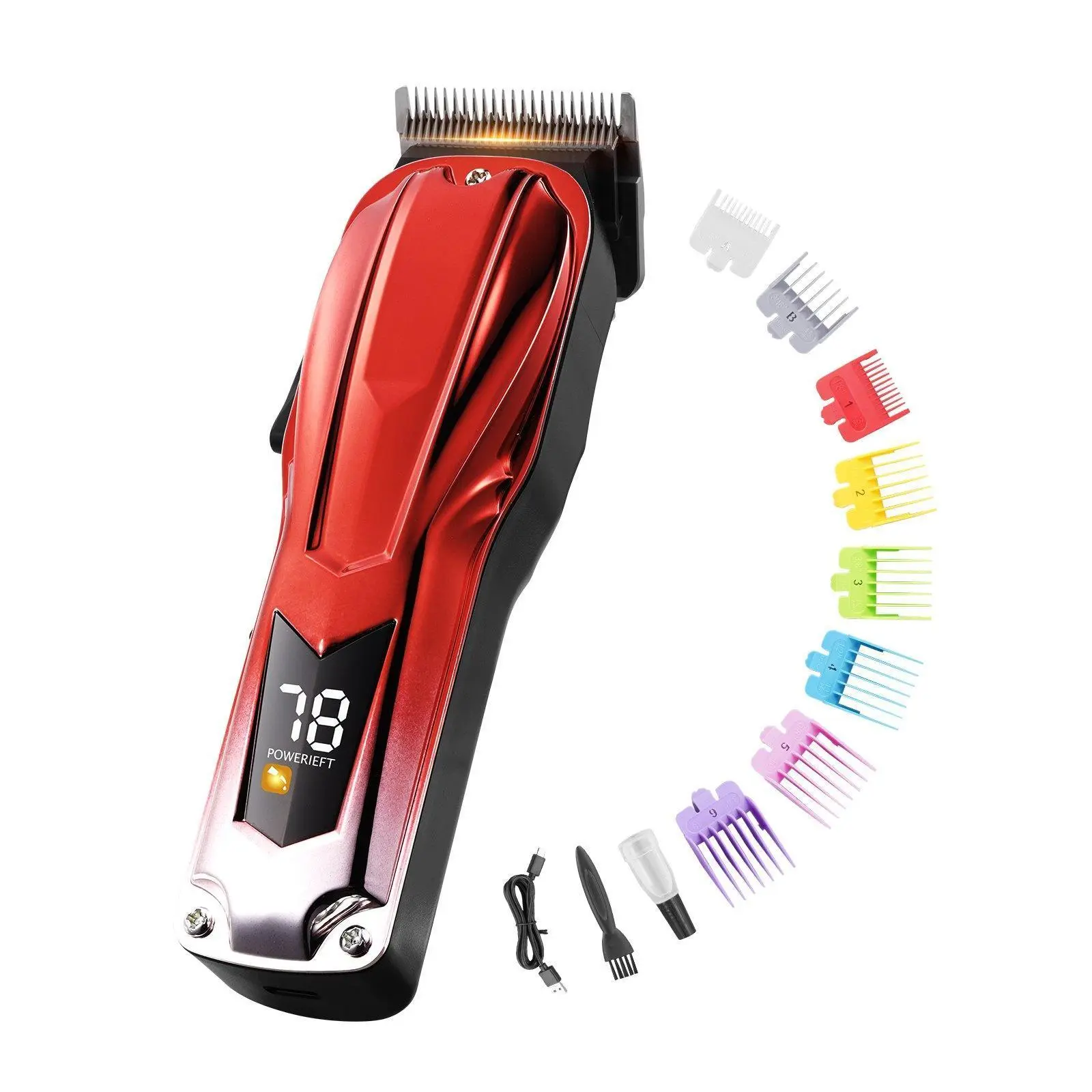 【Backtoschool】VEVOR Professional Hair Clipper Men's Barber Clipper 6800RPM with LCD Display