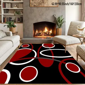 Fashion, modern and simple wind area carpet can be machine-washed. Home Decor Rugs, Modern Abstract Rug, Machine Washable Rug, sofa coffee table mat bedside mat dining table mat kitchen study home carpet mat.