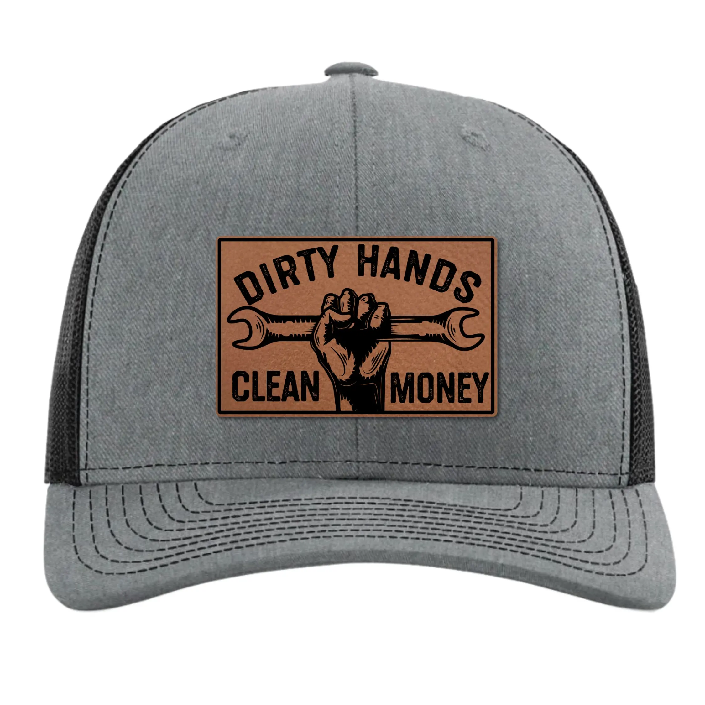 Dirty Hands Clean Money Hat - Blue Collar Gifts For Men - Plumber Lineman Welder Fathers Day Gifts