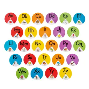 Alphabet Picture Wheels - 26 Pc.