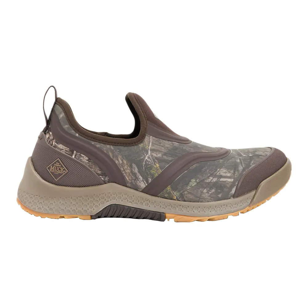 Muck Boot Mens Outscape Low Soft Toe Camouflage  Work/Duty - Brown
