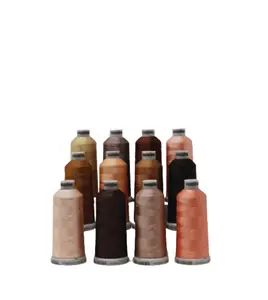 Skin-Flesh Tone Colors: 1,100-yards Mini Snap Cones, Polyneon #40, Machine Embroidery Thread Collection,  12 units/pack by MADEIRA