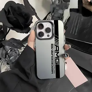 Sports car - A-A-Amg-s - letter pattern Phone Case Casing Accessories Suitable for iPhone 17 16e 16 15 14 13 12 11 Mini Pro Max Air X XR XSMAX 8 7 Plus Anti Fall Shockproof Protector Protective Protection Matte Back Cover