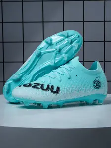 New Unisex Soccer Shoes, Ag Long Studs Anti-Slip Training Boots, Outdoor Grass Football Cleats, Professional Sporty Low-Top TF Short Studs