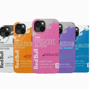 Red Bull Energy Drink Phone Case - Sporty & Durable Protection - Compatible with iPhone X, 11, 12, 13, 14, 15, 16, 17 & Samsung