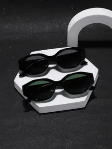 2pcs Vintage Oval Frame Sunglasses, Color Lenses, Unisex Fashion Casual Sun Glasses, Daily Wear & Outdoor Activities Accessories