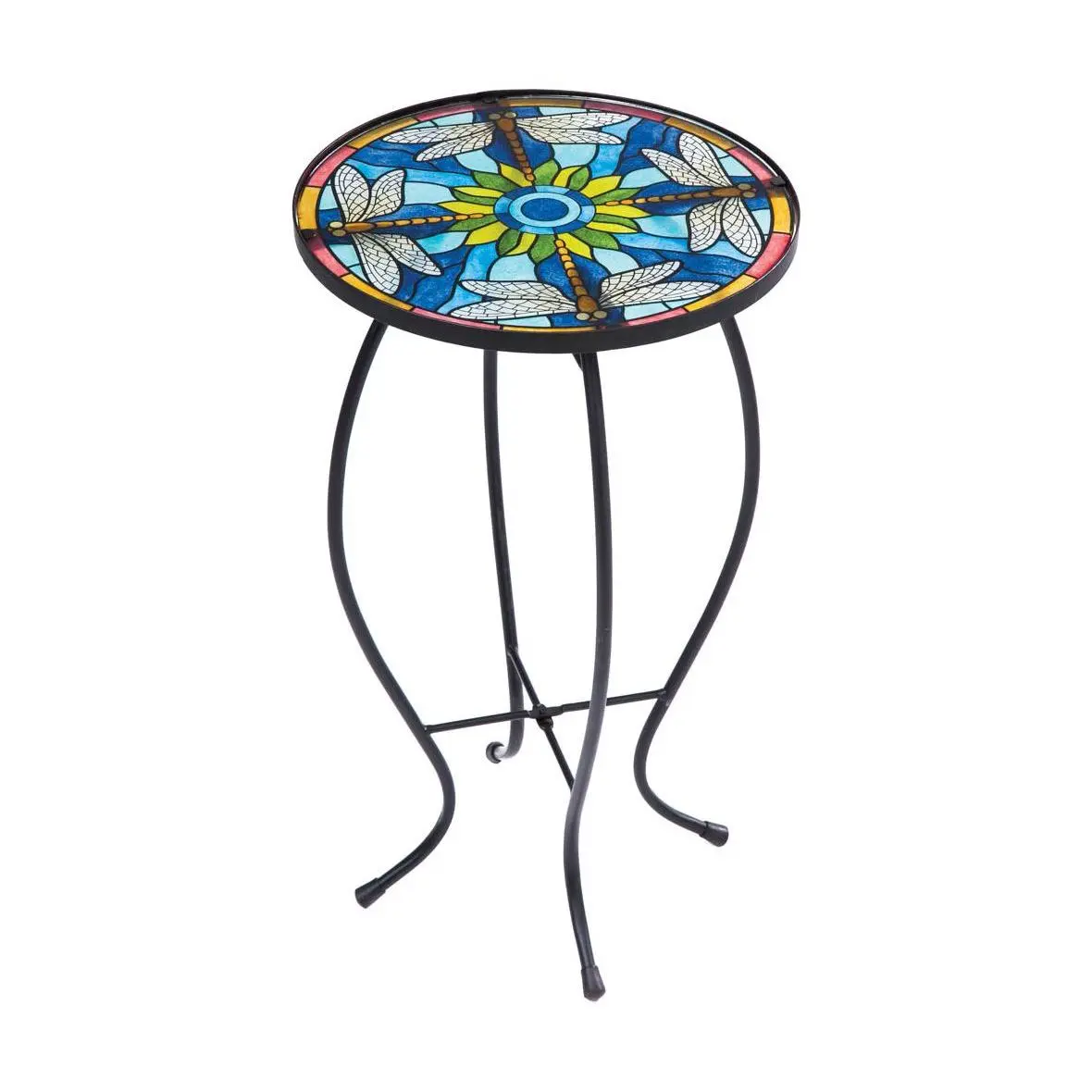 Glass Table, Tiffany Inspired Dragonfly by Ever green Glass Table, Tiffany Inspired Dragonfly by Ever green