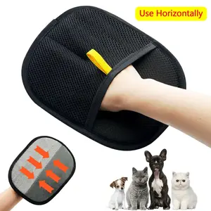 [Use horizontally] 5PCSPet Hair Remover Glove, Electrostatic Removal Gloves for Pet Hair, Pet Hair Remover Gloves for Dog & Cat, Reusable Pet Hair Remover Glove for Carpet, Couch, Clothing, Furniture