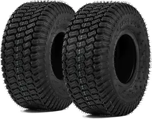 YITAMOTOR 15x6-6 Lawn Mower Tires, Suitable for Lawnmowers, Motorcycles, Garden Tractors, Golf Carts, and Farm Equipment, 4Ply, Set of 2