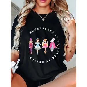 100% Cotton Nutcracker Is My Favorite Season Matching Family Christmas T-Shirt