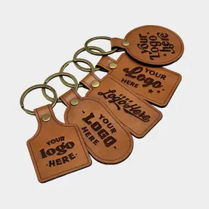 Personalized Leather Keychain