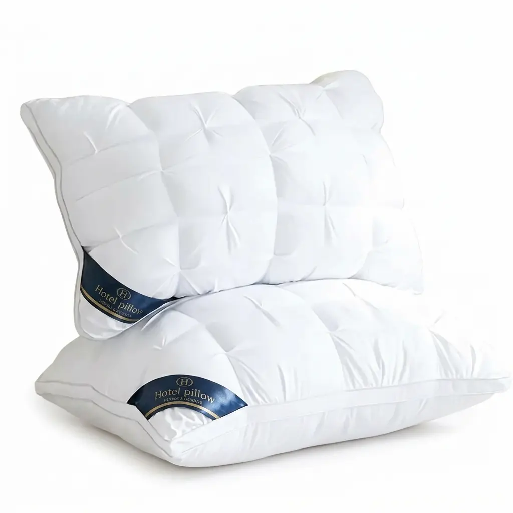 Neck Support Deep Sleep Pillows 2pcs, Non-Flatten Hypoallergenic Hotel Grade Pillows, Fit All Sleeping Positions Side Supine Prone Sleepers