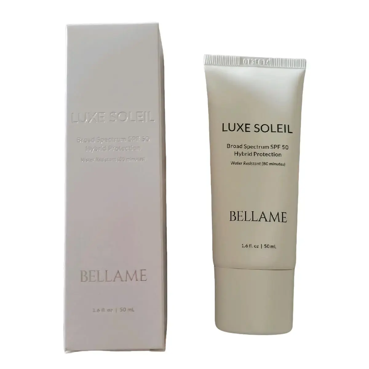 Luxe Soliel Broad Spectrum SPF 50 Hybrid Protection Sunscreen for Skincare Comfort