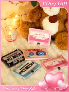 Creative Recording Greeting Card, Retro Cassette Sound Message 60-Second Recorder Card, Meaningful Gift for Parents Teachers Friends (Pairs Perfectly with Jewelry Sets), Mother’s Day Birthday Valentine’s Day Thoughtful Surprise Present