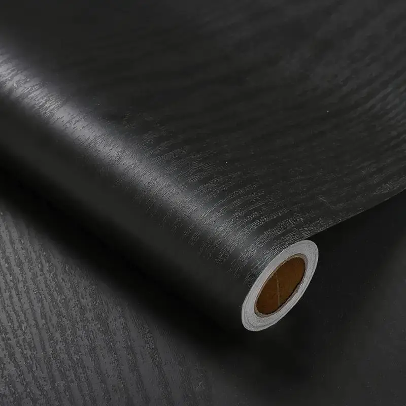 Wood Grain Self-adhesive Textured Peel and Stick Wallpaper, Removable PVC Foil for Countertops, Furniture and Kitchen Walls, Easy to Clean, Realistic Looking Wood