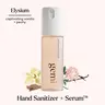Elysium Hand Sanitizer | gemi beauty | Hand Sanitizer + Serum Spray | Elysium | Hydrating K-Beauty Formula with Centella, Vitamin B5 & Green Tea | Kills 99.9% of Germs | Amber Floral Scent with Vanilla & Peony