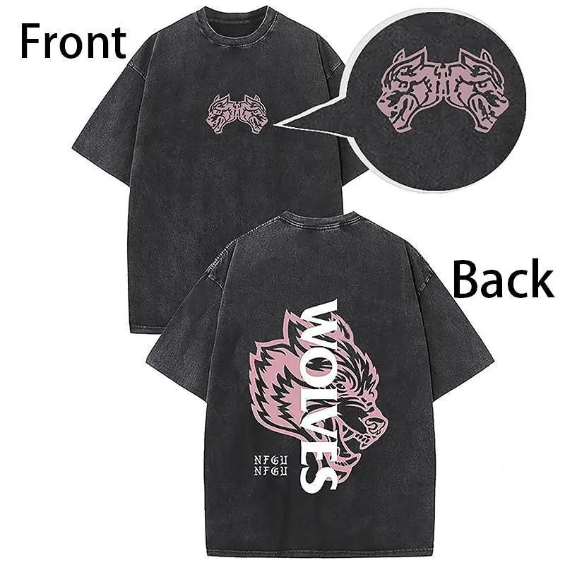 Sport Vintage Washed T-Shirts Gym Bodybuilding Oversized Men Clothing Summer Fitness Tee Workout Sport Top y2k,soulja,concert,Halloween,Gothic,Vintage,Streetwear Graphic