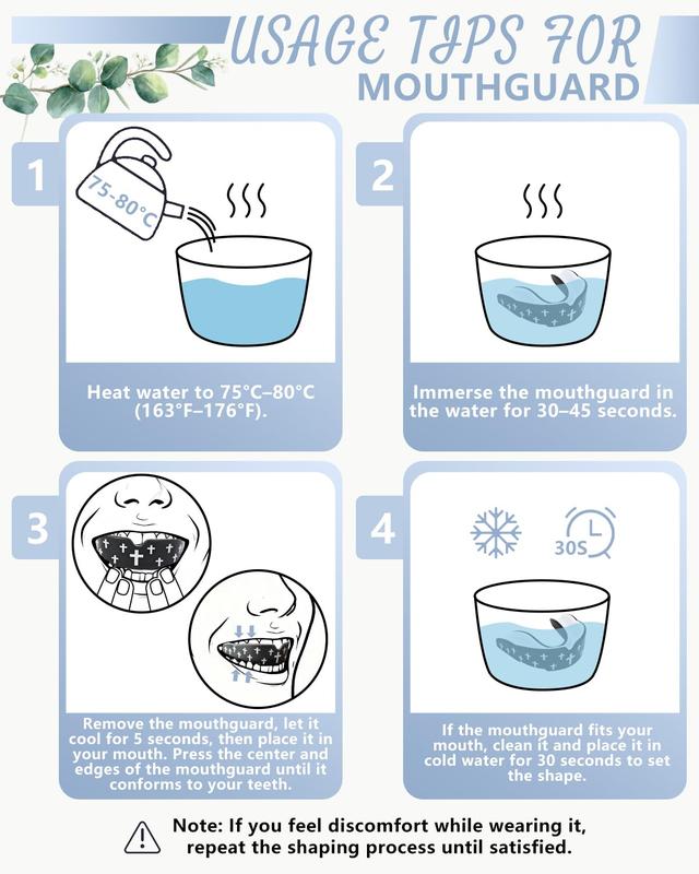 Mouth Guard - Faith Cross Mouthguard with Case, Religious Adult Mouth Guards Braces for Football Boxing Basketball Lacrosse Hockey and All Contact Sports