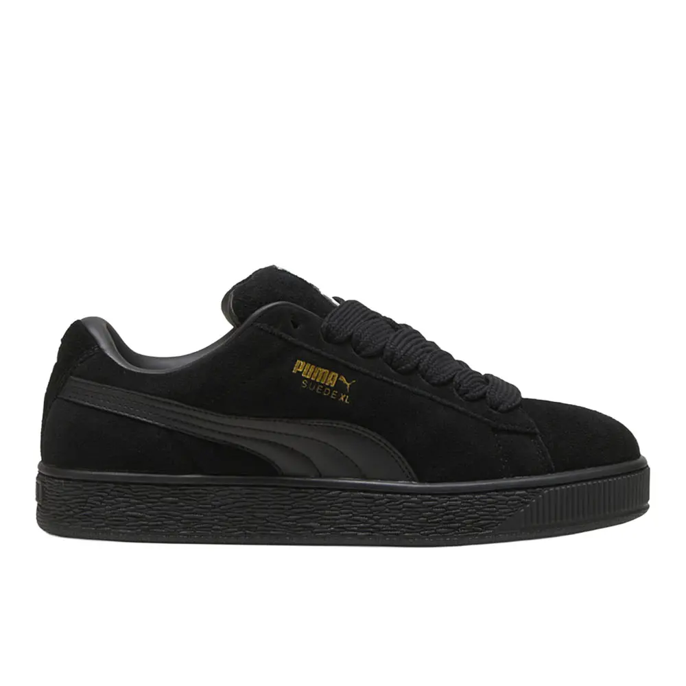 PUMA Mens Suede Xl Lace Up Sneakers Shoes Casual - Black