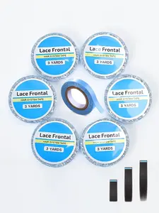 0.8cm*3Yards Lace Front Wig Tape, Waterproof Strong Adhesive Double Sided Wigs Tape for Lace Wig, Toupee Hairpieces, Hair Extensions Tape