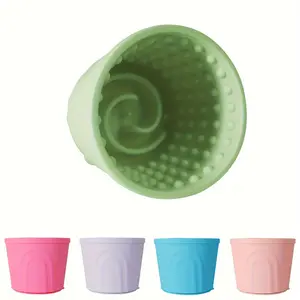Slow Feeder Bowl, Feeding Food Slow Feeder, Puzzle Feeder for Medium and Large Dogs, Silicone Material, Ideal for Cats and Dogs, Daily Use and Outdoor Activities