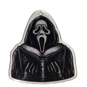 Reading Ghostface  - Dust Plug Charm -   Smartphone Cellphone Charm- Smartphone Cellphone Accessory