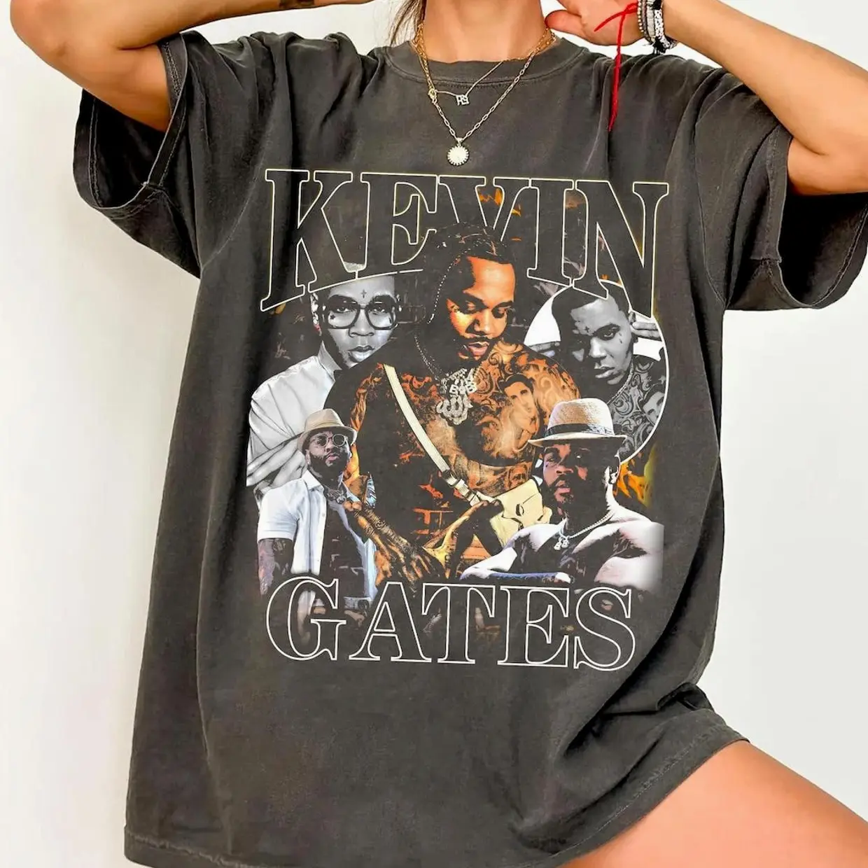 Retro Bootleg Kevin Gates The Amilio Tour Shirt, Castro HipHop Rapper Music Tour Shirt For Fan, Unisex Y2k Clothing 8WN