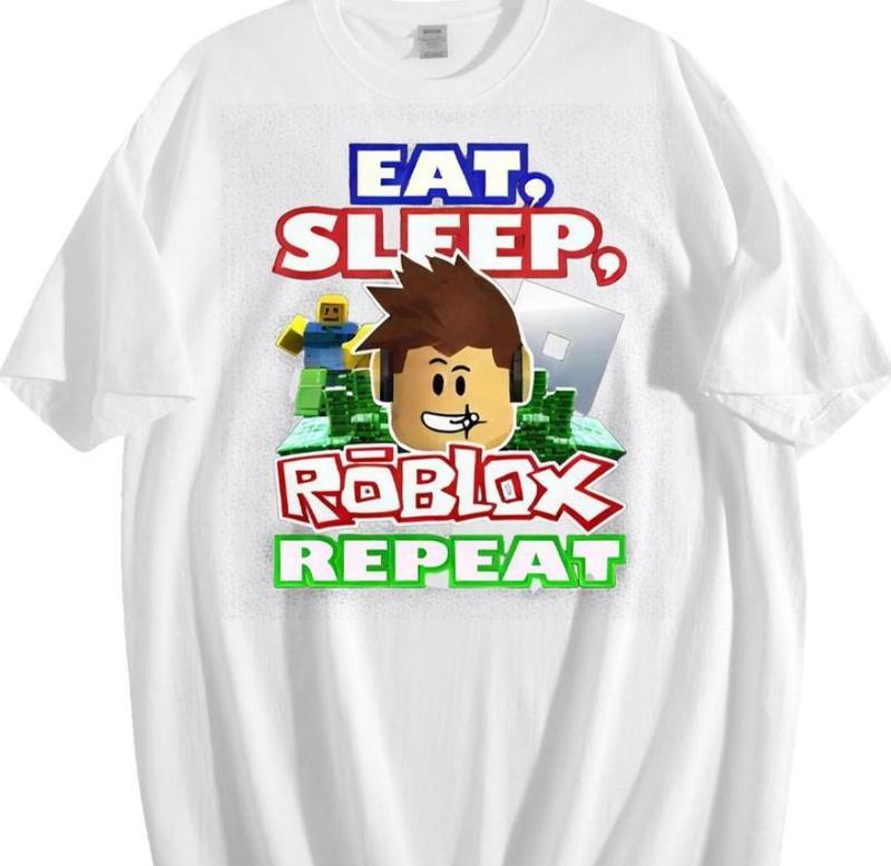 Youth & Adult Roblox Repeat Roblox Shirt Showcasing Nostalgic and Iconic Gaming Artwork