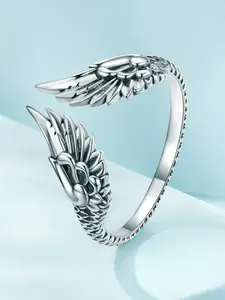 Women's Feather Angel Wings Ring, Statement Rings, Unique Rings, Elegant Everyday Ring, Sexy Plain Design, Alloy Material, All-Season Jewelry Gift for Women & Girls