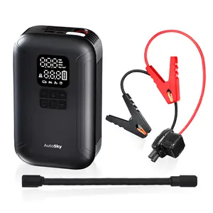 AutoSky Jump Box and Tire Pump - LED light and Power bank as well!