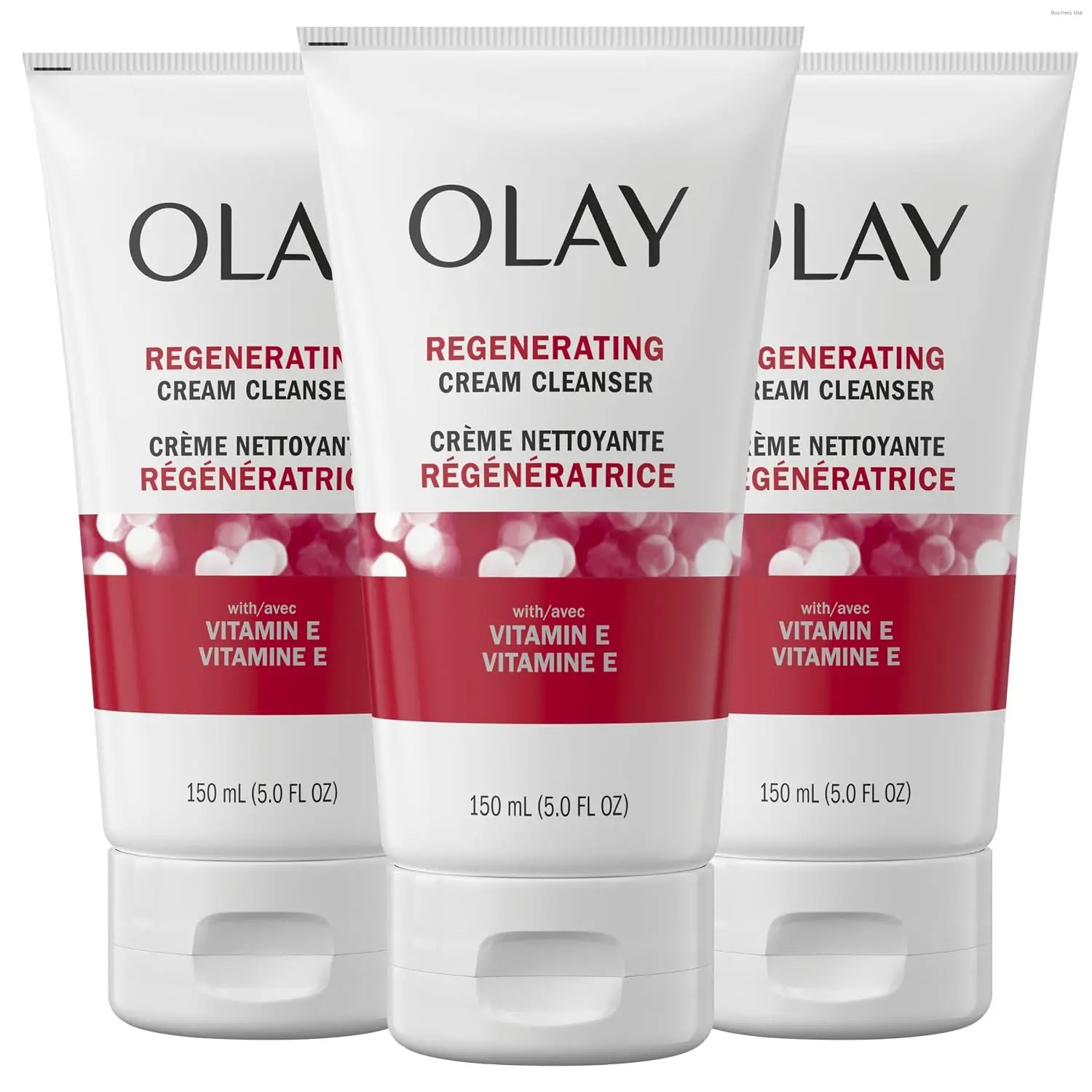 Olay Regenerist Cream Cleanser with Vitamin E, Facial Cleanser/Face Wash, 5 oz (Pack of 3)