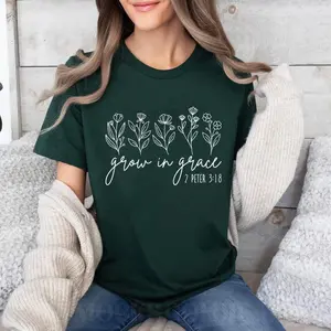 Grow In Grace Sweatshirt, Faith Sweatshirt, Christian Sweatshirt, Jesus Shirt, Bible Verse, Faith Shirt, Christian Gift, Christian Shirt Sweatshirt, H Sweatshirt, Hoodie, Comfort Colors