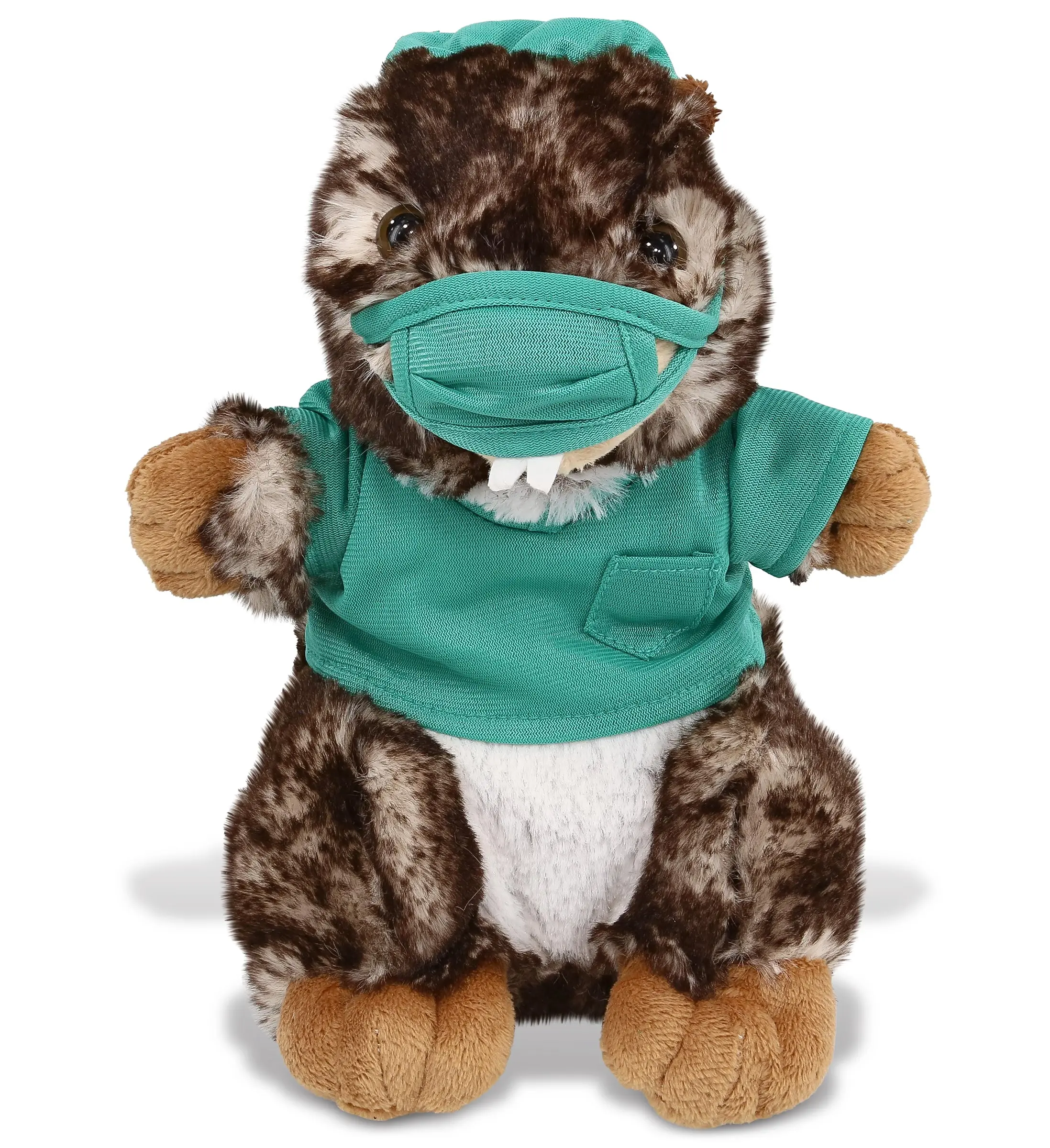PLUSH DOCTOR - SUPER SOFT PLUSH - STANDING MARMOT