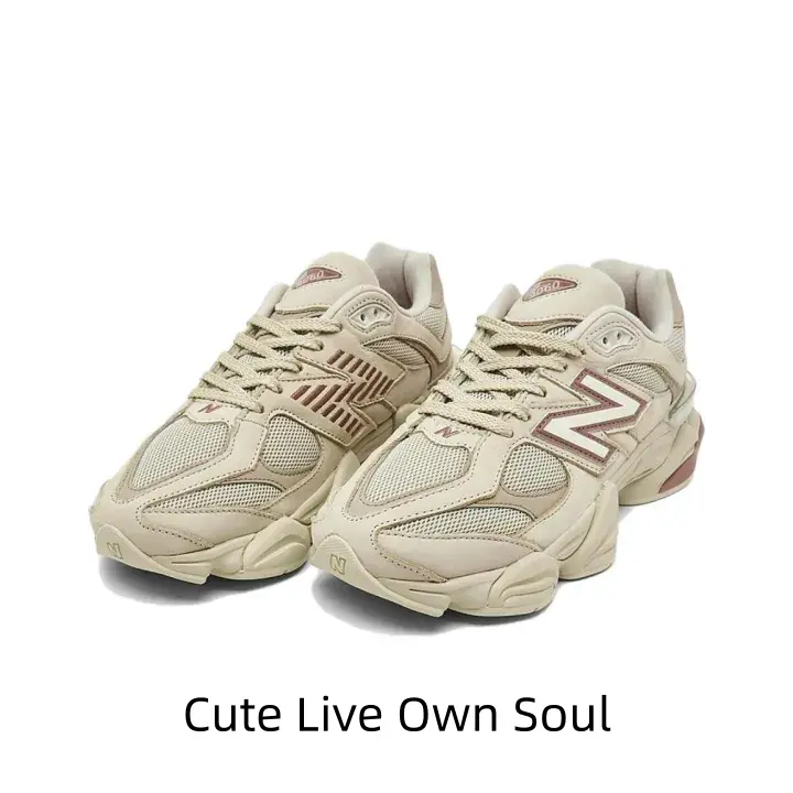 Fashion neutral beige running sneakers, breathable mesh panels, vintage layered structure, cushioned midsole, ideal choice for commuting, shopping and casual styling.