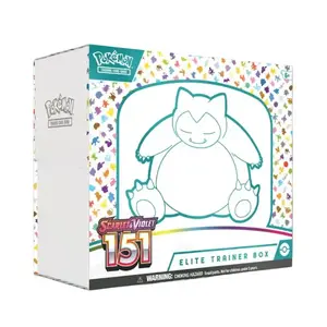 Pokemon TCG ETB: Scarlet & Violet 151 Elite Trainer Box - Collectible Card Game with 9 Booster Packs, 65 Card Sleeves, Organizer & Code Card for Mew ETB cards sealed english tcg