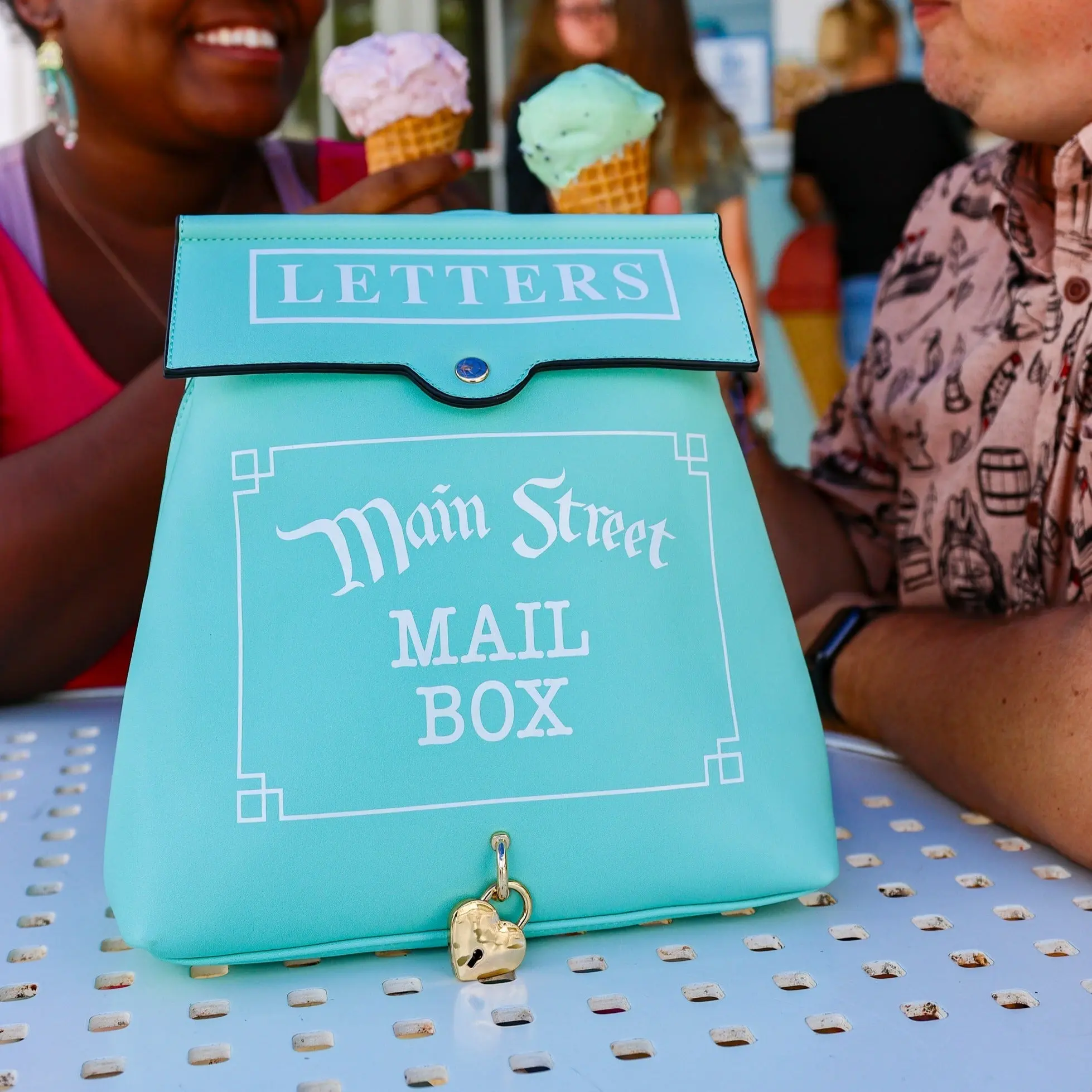 Mint Main Street Mailbox Backpack | SEPTEMBER PREORDER Mint Main Street Mailbox Backpack | SEPTEMBER PREORDER