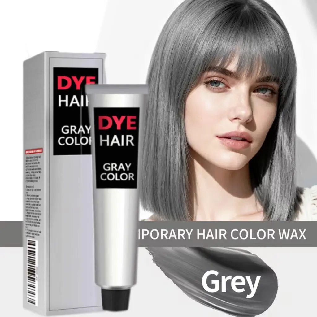 Silver Gray Hair Dye Shampoo 3 in 1, Silver Gray Hair Color Shampoo for Women and Men, Long Lasting Champu Para Canas, Champu Para Pintar el Cabello, Grey Hair Dye Works in Minutes