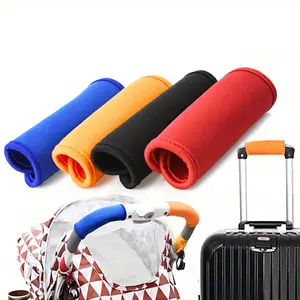 Suitcase Handle Cover Protector Wear-resistant Luggage Handle Cover Wrap Grip Soft Identifier Stroller Grip Protective Cover