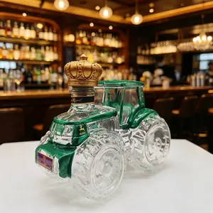 Tractor Whiskey Decanter, Rustic Farm Bar Decor, Perfect Gift for Whiskey Lovers & Farmers, Unique Home Bar Accessory, Glass