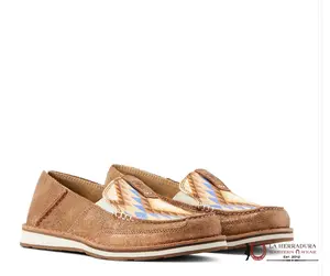 ARIAT WOMENS SLIP ON CRUSIER METALLIC BRONZE/ AZTEC BLANKET - 10044528 ARIAT WOMENS SLIP ON CRUSIER METALLIC BRONZE/ AZTEC BLANKET - 10044528