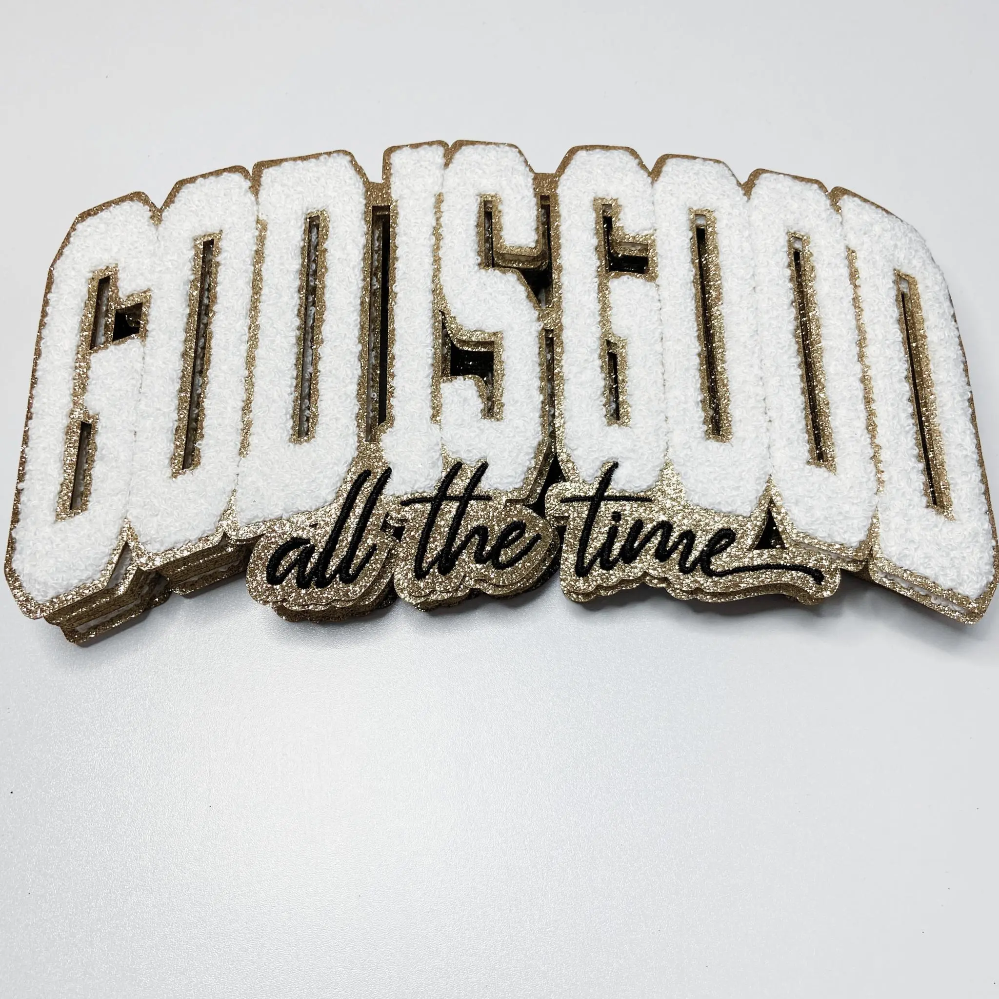 10.5 ” God Is Good all the time - Chenille Patch 10.5 ” God Is Good all the time - Chenille Patch