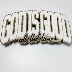 10.5 ” God Is Good all the time - Chenille Patch 10.5 ” God Is Good all the time - Chenille Patch