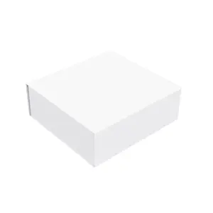 3 JYX Pcs White Blank Magnetic Gift Box 11"x 11"x 3.9" High-Quality Waterproof Scratch-Resistant for Business Gifts Birthdays Weddings Personalized Customization