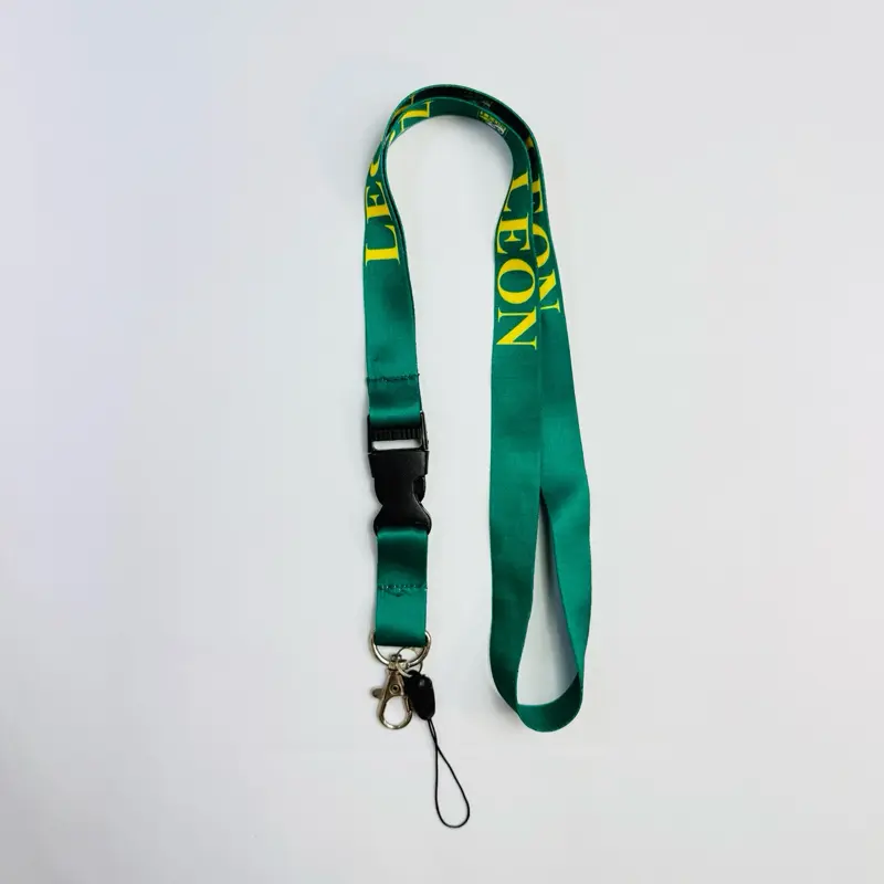 Club León Lanyard  – Llavero Largo Inspirado en La Fiera para Llaves, Gafete o Credenciales | León Soccer Neck Strap Keychain | Detachable ID Holder | Regalo de Fútbol México | Envío Rápido USA