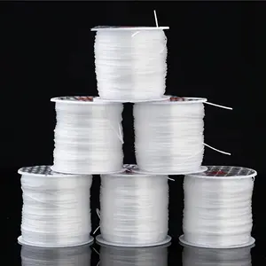 6 Rolls Elastic String for Jewelry Making, DIY Craft Supplies, Stretchy Cord for Bracelets & Accessories, Durable Material for Creative Projects