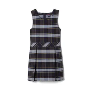 French Toast School Uniform Girls Plaid Box Pleat Jumper
