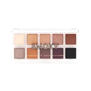 Smoky 10 shade palette
